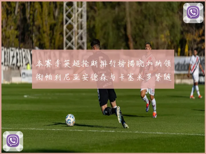 本赛季英超抢断排行榜揭晓加纳领衔帕利尼亚安德森与卡塞米罗紧随其后